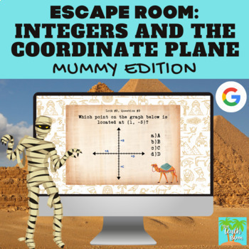 Preview of Digital Escape Room | Integers and the Coordinate Plane
