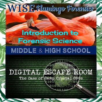 Preview of Digital Escape Room Introduction to Forensic Science DIGITAL RESOURCE