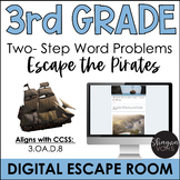 Digital Escape Room Math | 2 Step Word Problems