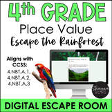Digital Escape Room Math | 4th Grade Place Value