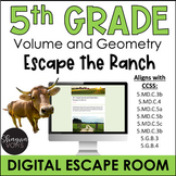 Digital Escape Room Math | 5th Grade Volume and Geometry