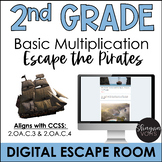 Digital Escape Room Math | Basic Multiplication 2nd Grade
