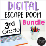 Digital Escape Room Math Bundle | 3rd Grade