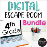 Digital Escape Room Math Bundle | 4th Grade