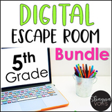 Digital Escape Room Math Bundle | 5th Grade