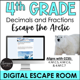 Digital Escape Room Math | Decimals and Fractions