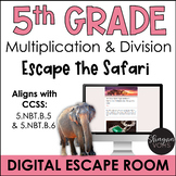 Digital Escape Room Math | Multiplication and Division
