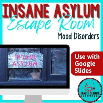 Preview of Digital Escape Room - Mood disorders Psychology Engaging Activity