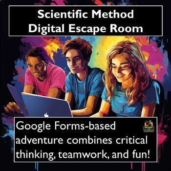 Preview of Digital Escape Room:  Scientific Method Google Forms