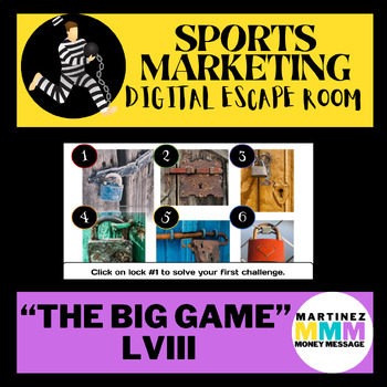 Preview of Digital Escape Room "The Big Game" LVIII | Bonus Taylor & Travis Digital Puzzle