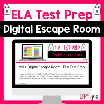 Digital Escape Room- ELA Test Prep
