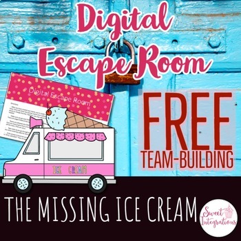 Printable Escape Room Ice Cream Escape Room (Instant Download) 