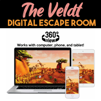 Preview of The Veldt Digital Escape Room | Ray Bradbury | Reading Comprehension Game