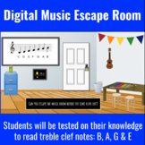 Digital Escape Room - Treble Clef - Reading B, A, G, and l