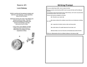 Preview of Digital Essay 4th Grade Practice and Template