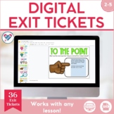 Digital Exit Tickets Digital and PDF Versions