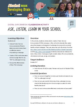Preview of Digital Exploration Activity: Ask, Listen, Learn in Your School