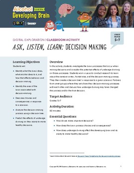 Preview of Digital Exploration Activity: Decision Making