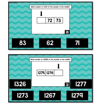 One More One Less Google Slides PowerPoint Digital Math Game by First ...