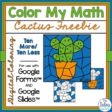 Digital FREE Color by Code Math Activities Google Forms & 