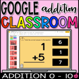 Digital Fact Fluency Addition 0 - 10 | Google Classroom