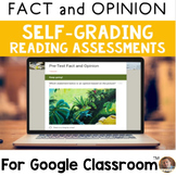 Digital Fact and Opinion SELF-GRADING Assessments for Goog