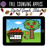 Digital Fall Counting Apples Numbers 1-20 Google Slides