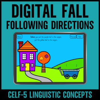Preview of Digital Fall Following Directions with Linguistic Concepts