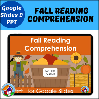Preview of Fall Reading Comprehension Game for Google Slides™ and PowerPoint™