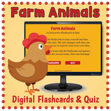 DIGITAL Farm Animals Flashcards and Quizzes