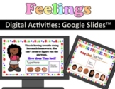 Digital Feelings & Emotions Google Slides™ Activities for 