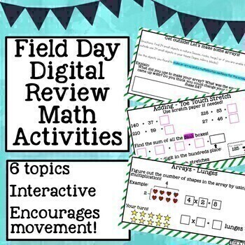 Preview of Digital Field Day Math Review