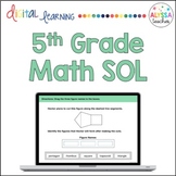 Digital Fifth Grade Math SOL Review TEI Questions