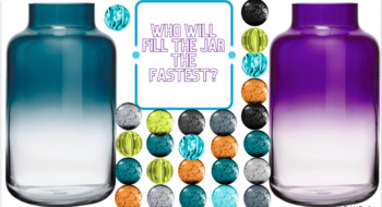 Preview of Digital Fill the Jars Marble Jar Goal setting rewards PBIS or Test Review Game