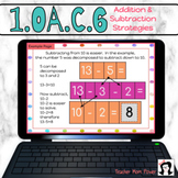 Digital First Grade Addition and Subtraction Strategies