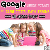 Digital First Grade Math Activity Bundle For Google Drive 