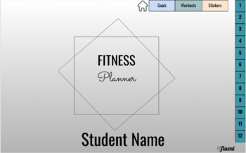 Preview of Digital Fitness Notebook