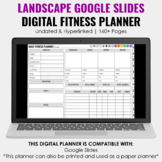 Digital Fitness Planner | Google Slides