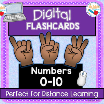 Preview of Digital Flashcards: Numbers 0-10