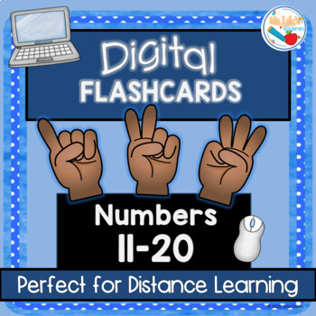 Preview of Digital Flashcards: Numbers 11-20