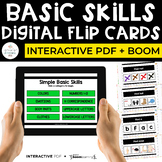 Digital Flip Cards: Basic Skills Interactive PDF + Boom Ca