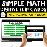 Digital Flip Cards: Simple Math Interactive PDF + Boom Car