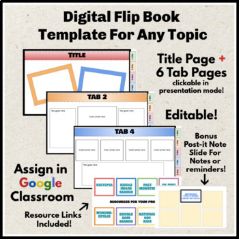 Preview of Digital Flipbook Template For Any Topic