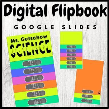 Preview of Digital Flipbook Template (Google Slides)