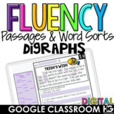 Digital Fluency Passages (Digraphs) Google Classroom | Dis