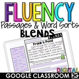 Digital Fluency Passages for Google Classroom BLENDS | Dis