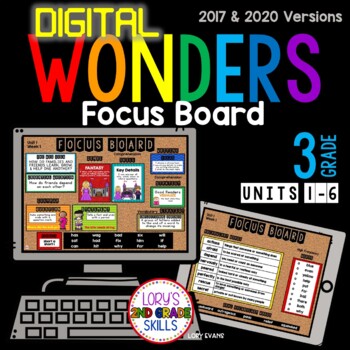 Preview of Digital Focus Board WONDERS Grade 3