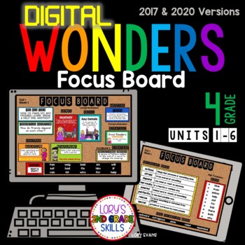 Preview of Digital Focus Board WONDERS Grade 4