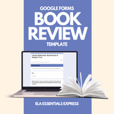 Digital Forms Book Analysis Template: Book Clubs, Literatu