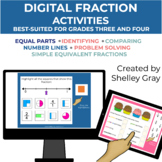 Digital Fraction Activities for 3rd and 4th Grade - Workin